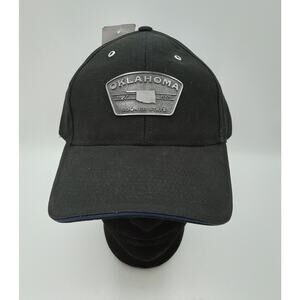 Oklahoma Pewter Metal Art Custom Sooner State Cap Adjustable